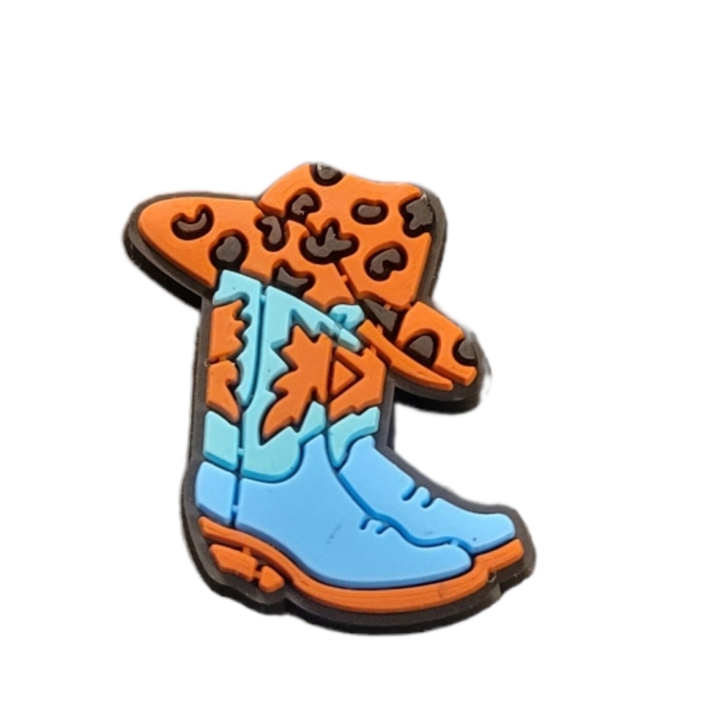NEW Cowgirl Boot Croc Charm